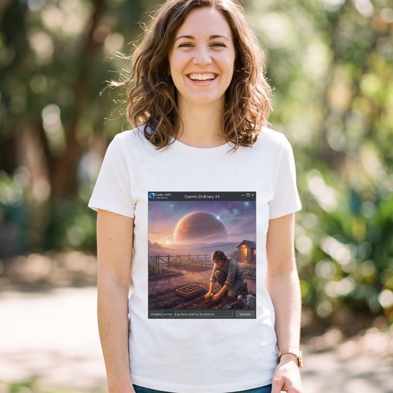 Planting at Planetrise T-shirt